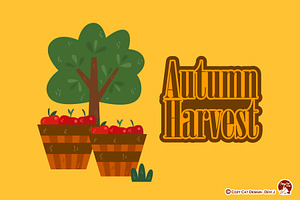 Autumn Harvest Digital Clip Art