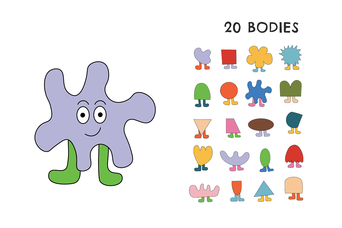 Abstract Characters Vector Bundle, a Person Illustration by melistudio (Photo 8 of 11)