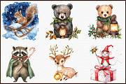 Christmas Enchanted Forest Animals P, an Illustration by Sublimation Artist (Thumbnail 3 of 6)