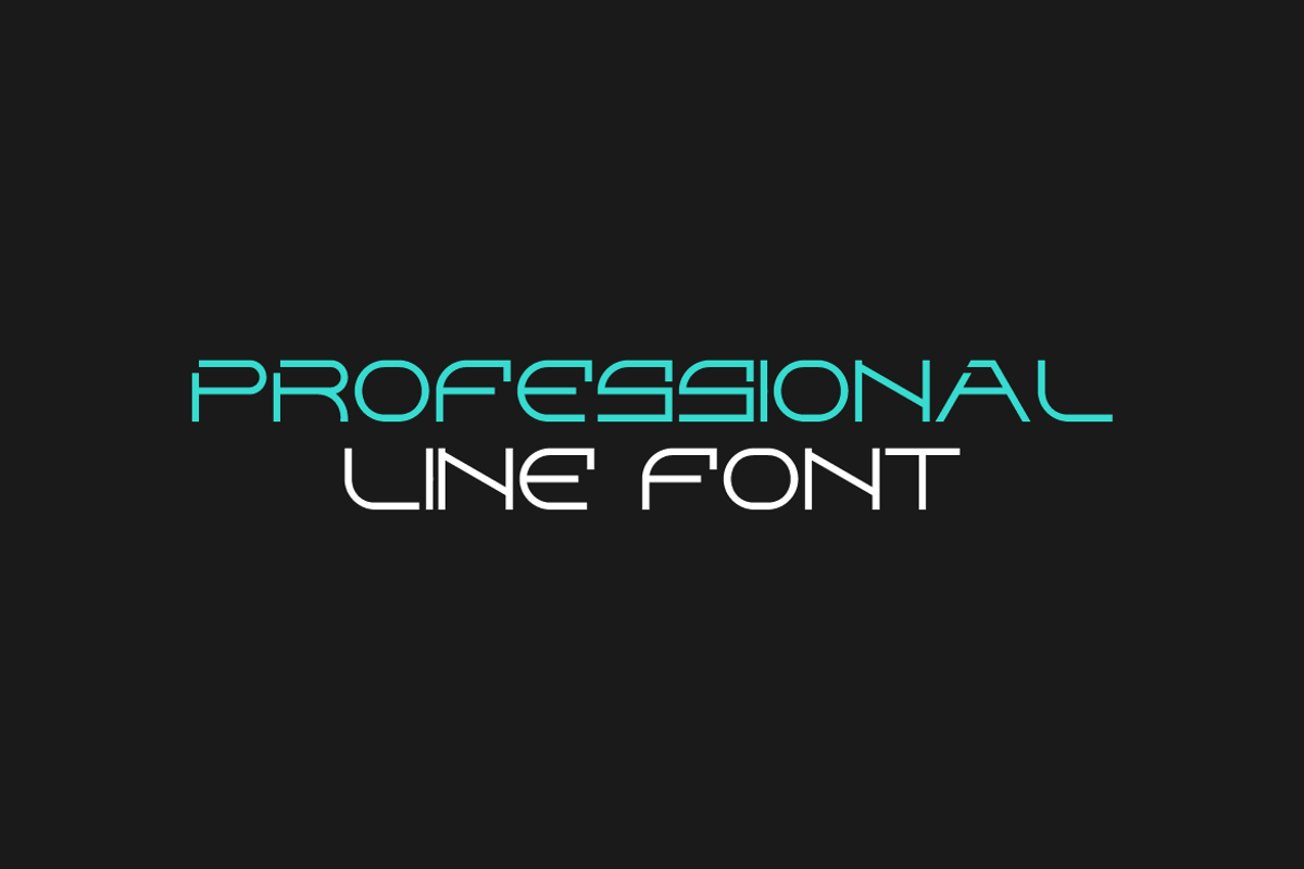 Overline Modern Line Font., a Blackletter Font by VectorCraft (Photo 3 of 5)