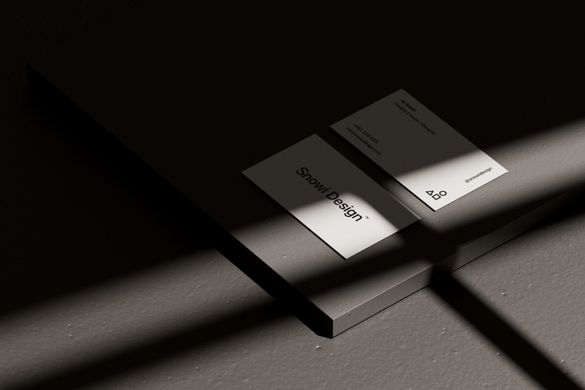 Shadow Business Card Mockup Pack, a Business Card Template by S48 Mockups (Photo 3 of 5)