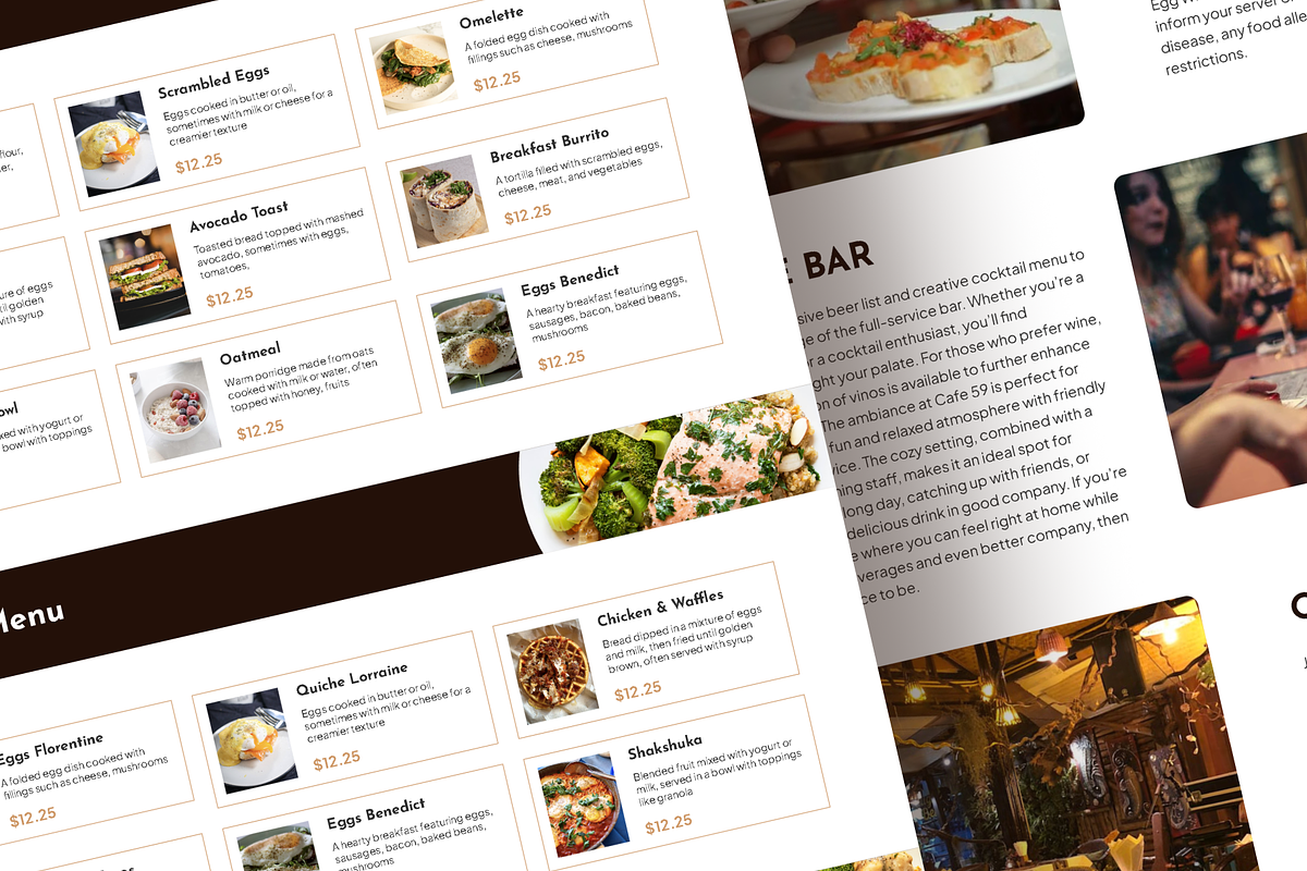 Coffee Cup - Cafe Framer Template, a Landing Page Template by Basa Creative (Photo 6 of 6)