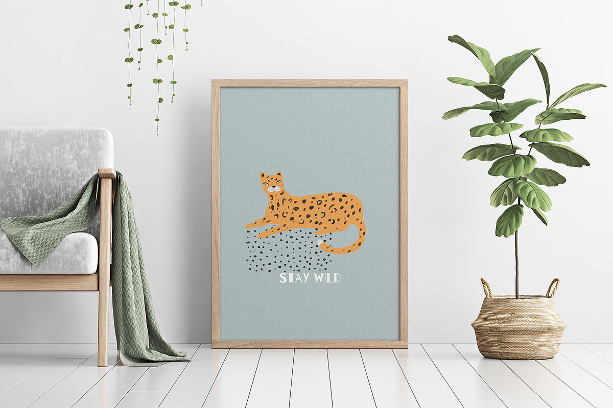Wild Animals Patterns, a Pattern Graphic by watercolor kamill (Photo 11 of 11)