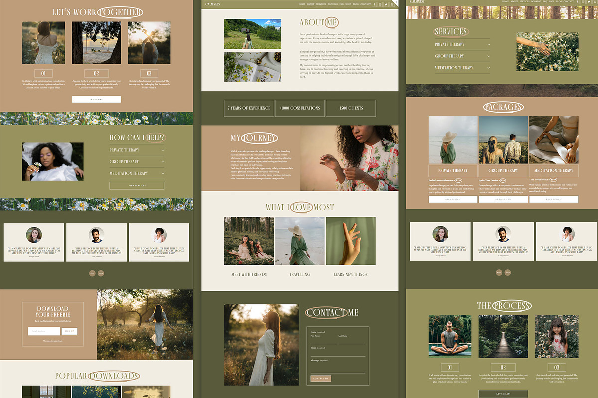 Coach Squarespace Website template, a Squarespace Template by Sofico (Photo 3 of 13)