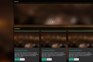 Bootstrap 3.0.! Theme GlossyFlat