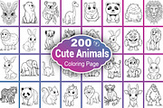Animal Coloring Page, a Graphic by Forhadx5 (Thumbnail 1 of 10)
