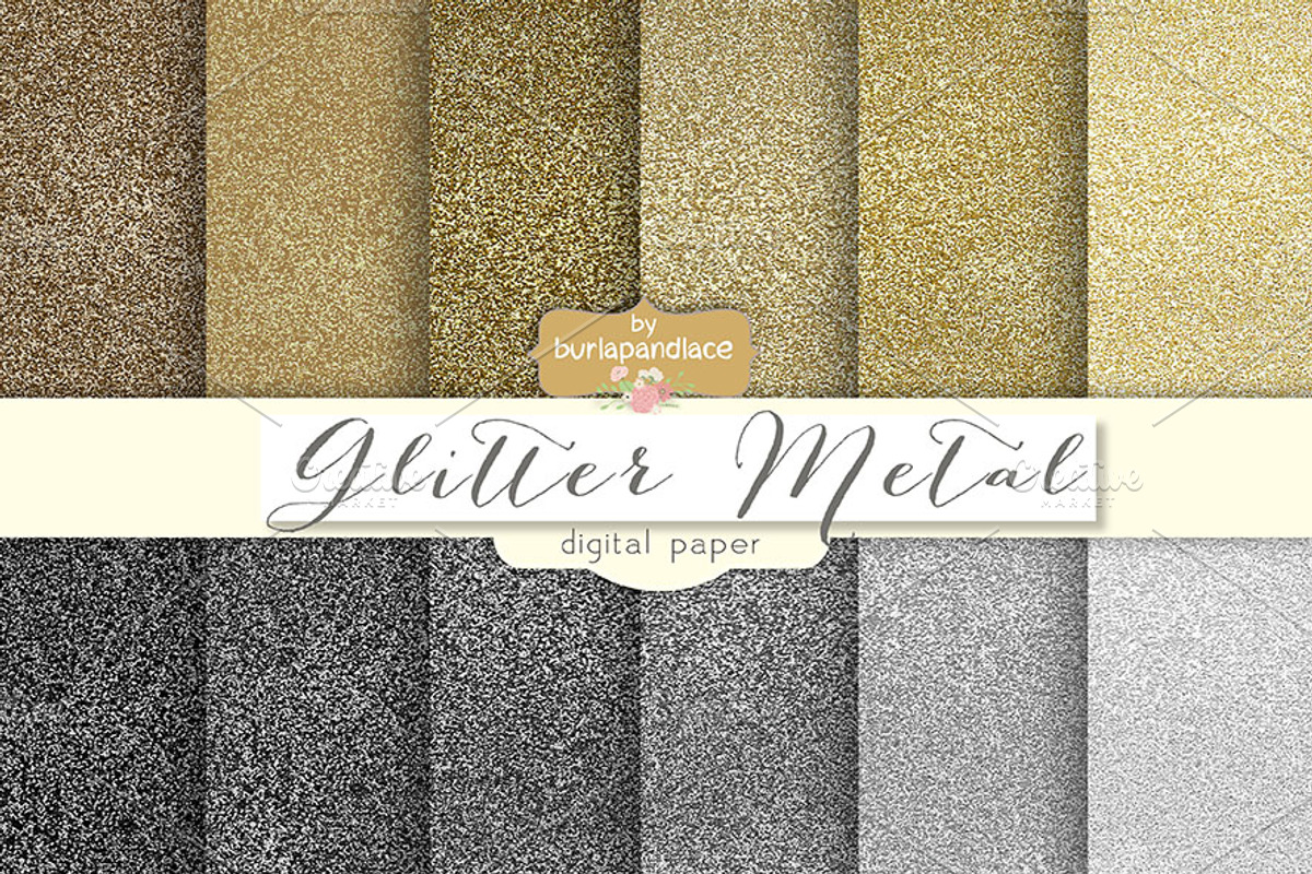 Glitter metallic