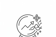 52 Smart Data Analytics Icons, an Outline Icon by adenpinkstore (Thumbnail 7 of 16)