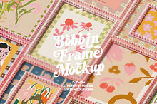 BOBBIN FRAME |  gallery frame mockup by  in Mockups