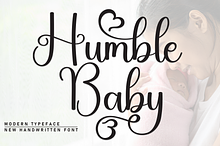 Humble Baby | Script Font