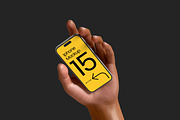 High Quality iPhone 15 Pro Mockup, an iPhone Mockup by safrizalstudio (Thumbnail 3 of 5)