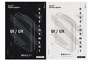 Abstract Futuristic tech Posters, a Technology Illustration by Andrew_Derr (Thumbnail 1 of 10)