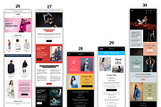 Mailchimp Email Template Bundle, an Email Template by QuickArtisan (Thumbnail 8 of 10)