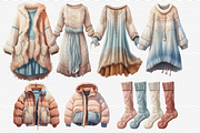Winter Fashion Girl Clipart, an Object Illustration by Digital Xpress (Thumbnail 4 of 5)