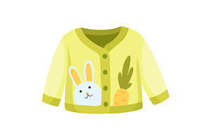 Cozy bunny sweater, Knit child, a Food Illustration by the8monkey