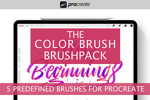 Predefined Procreate Color-Brushes