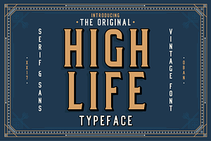 High Life Typeface