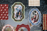 Winter FOLK Frames & Backgrounds, a Decorative Illustration by SunnyAfternoons (Thumbnail 6 of 15)