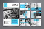 Company Profile Brochure Template, a Brochure Template by picxola (Thumbnail 1 of 2)
