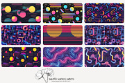 70 neon light seamless pattern, a Pattern Graphic by Poppy Lane Studio (Thumbnail 4 of 10)