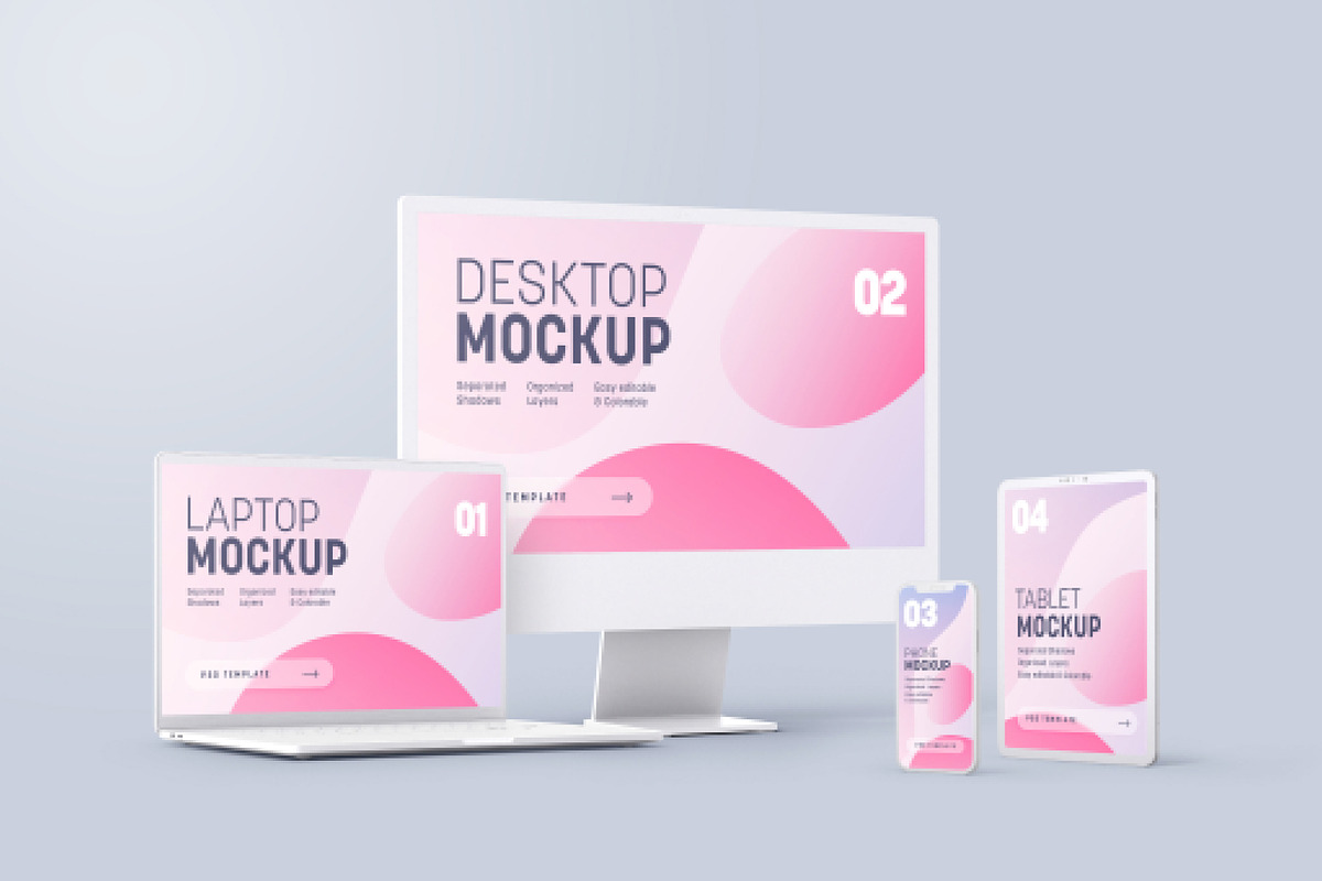 Multi Device Clay Mockup Set, an iPhone Mockup by Deeplab (Photo 17 of 30)