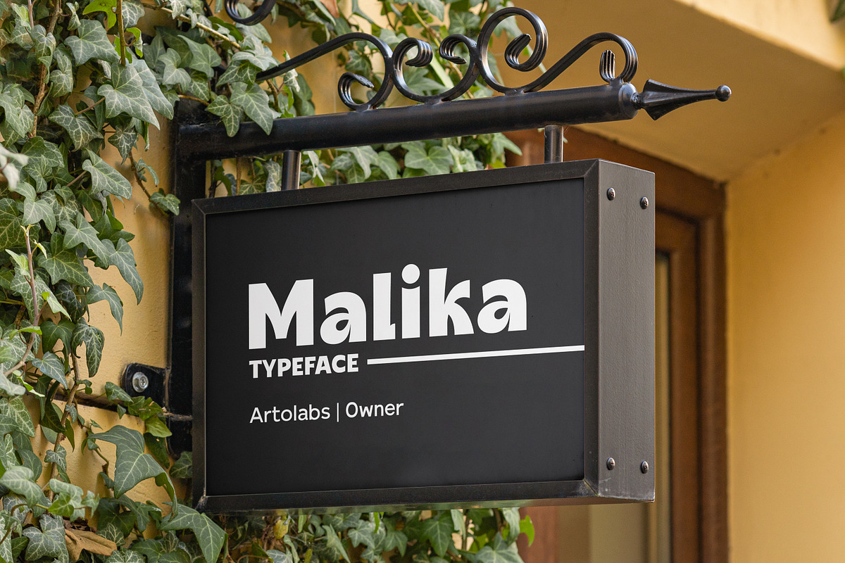 Malika | Warm & Bold Sans Serif Font, a Sans Serif Font by Artolabs (Photo 8 of 8)