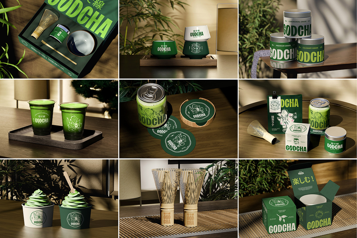 40+ Matcha Mockup & Packaging Bundle, a Packaging Mockup by Vitora Mockup (Photo 1 of 13)