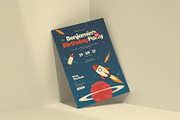 Outer Space - Invitation, an Invitation Template by VUNIRA (Thumbnail 2 of 2)