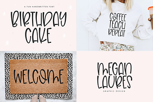 Cute Font Bundle 30 Fonts