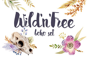 Wild'n'free Boho Theme Set