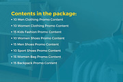 Fashion Sale Content Facebook Posts, a Social Media Template by emcrea (Thumbnail 3 of 9)