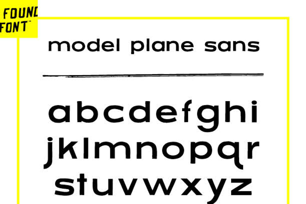MODEL PLANE SANS, a Font by FOUNDFONT™ (Photo 2 of 3)