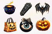 Vintage Glitter Halloween Clipart, an Icon by Dream Creation (Thumbnail 6 of 7)