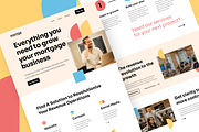 Figma Landing Page Template, a Landing Page Template by zroch design (Thumbnail 7 of 12)