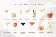 COCKTAIL O'CLOCK | Prints & Posters, a Decorative Illustration by millering (Thumbnail 2 of 13)
