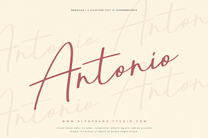 Anguilla - Signature Font