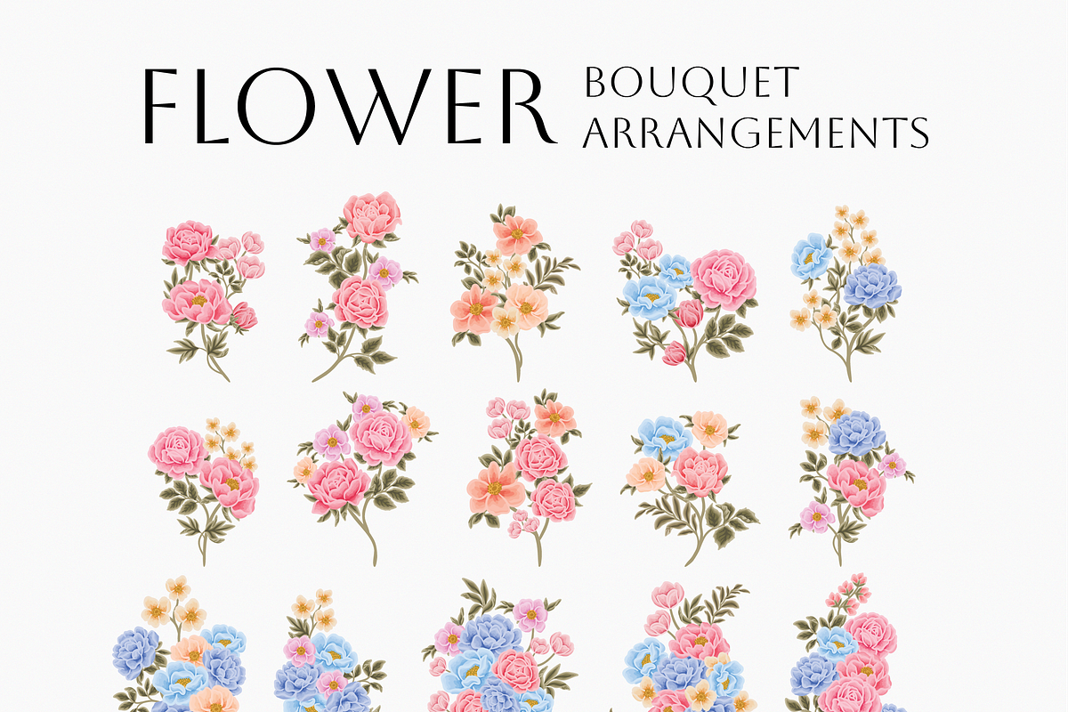 FESTIVE - Seasonal Flower Bundle, a Decorative Illustration by Artflorara (Photo 12 of 17)