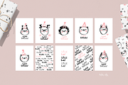 Forest animals. Clipart & patterns, an Animal Illustration by tata_ota (Thumbnail 11 of 11)