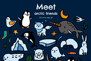 Scandinavian Arctic fun ink creator, an Animal Illustration by Beauty Drops (Thumbnail 3 of 9)