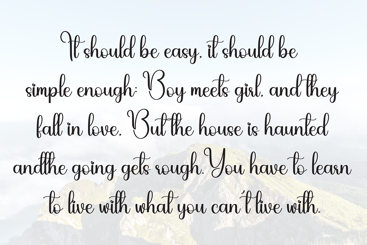 Lettering | Script Font, a Handwritten Font by Scratchones (Photo 6 of 9)