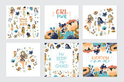 Girls - Body positive big collection, an Object Graphic by DariSmartArt (Thumbnail 3 of 12)