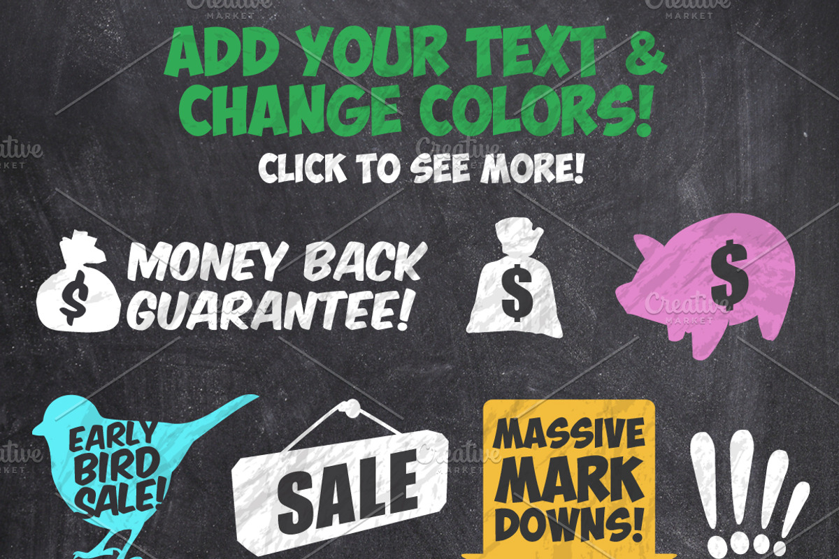 50 Chalk Sales Promo Bundle, a Graphic by SkyvaraSupply (Photo 4 of 5)