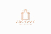 Gate Entrance Archway Luxury Logo, a Branding & Logo Template by Signatoro (Thumbnail 2 of 2)