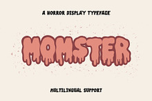 Momster - Horror Font, Scary Font