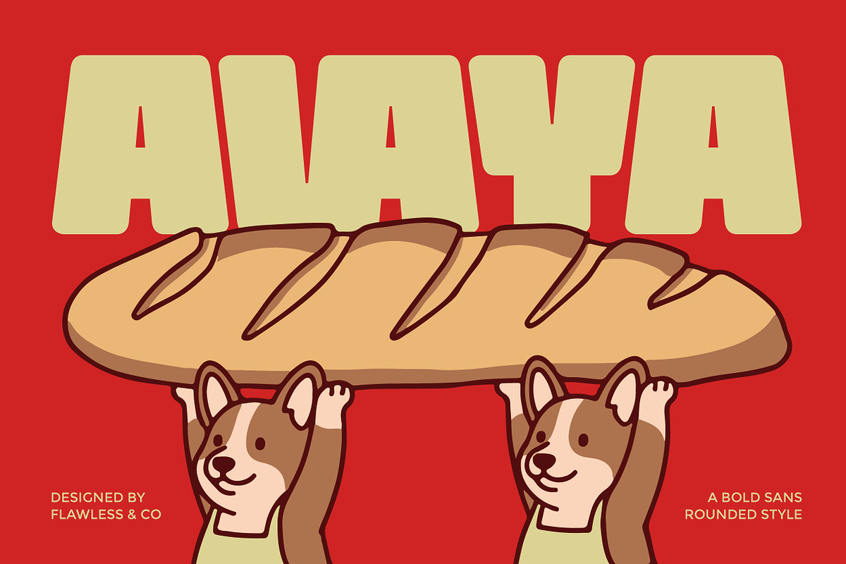 Avaya - Bold Display Sans Font, a Sans Serif Font by Flawless And Co (Photo 1 of 10)
