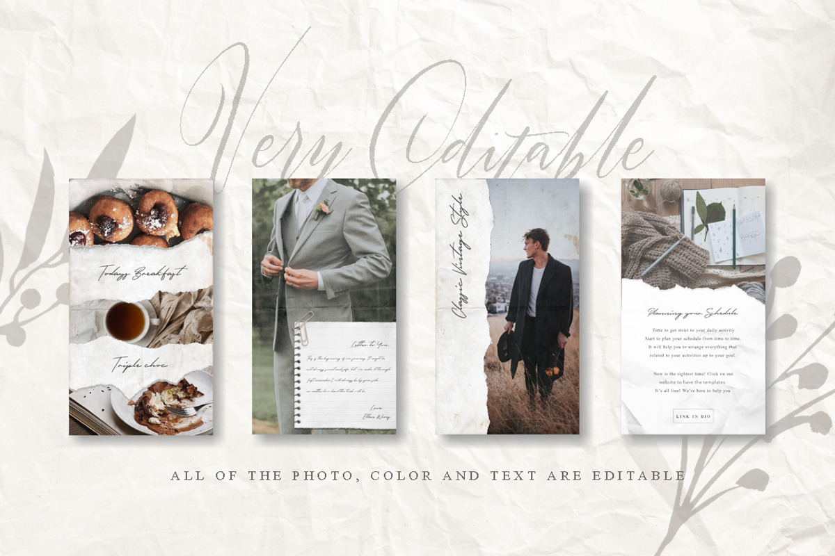 ANIMATED Rustic Paper Instagram Pack, a Social Media Template by Eviory (Photo 11 of 14)
