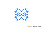 Abstract Network Connections Logo, a Branding & Logo Template by Vectorium Studio (Thumbnail 6 of 16)