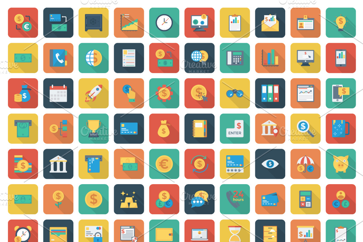 Banking & Finance Bundle Pack, an Outline Icon by Dinosoftlabs (Photo 10 of 11)