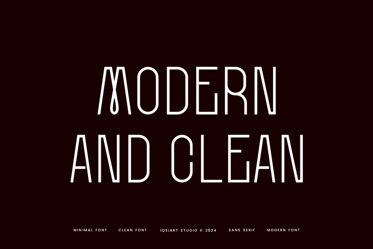 Wasquan - Minimal Font, a Sans Serif Font by Iqsiart Studio (Photo 3 of 7)