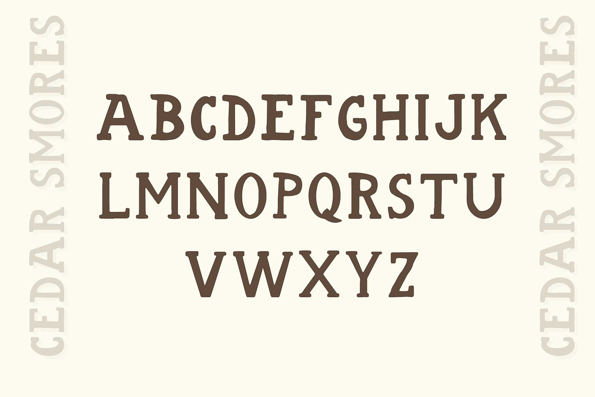 Cedar Smores - Handdrawn Font, a Font by Happy Raccoon Creative (Photo 2 of 3)